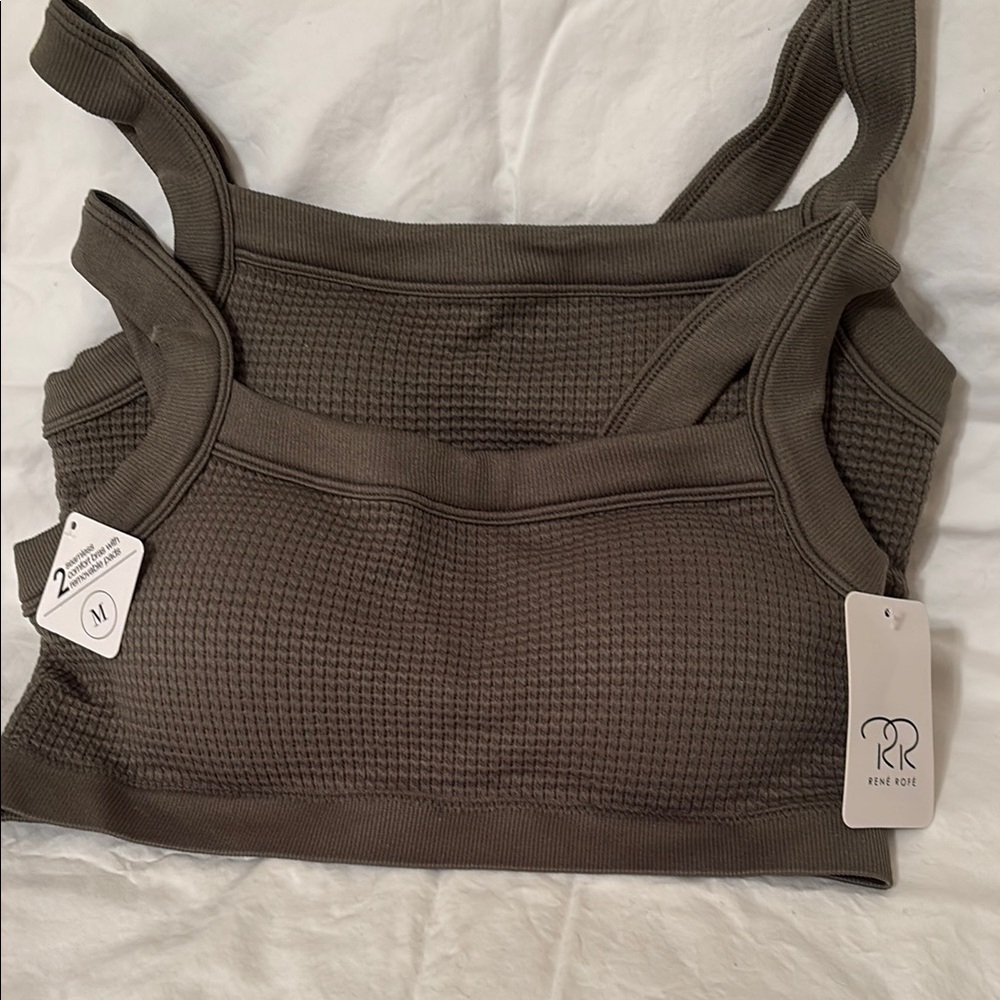 Rene Rofe 2 Seamless Comfort Bras with Removable Pads